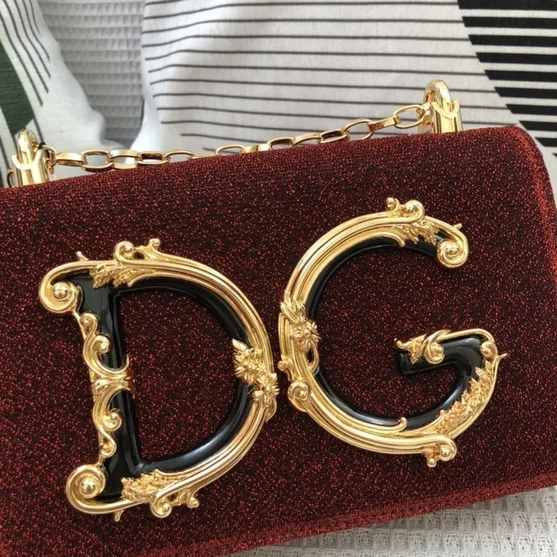 D&G Burgundy Satchel Bag 314 - Image 4