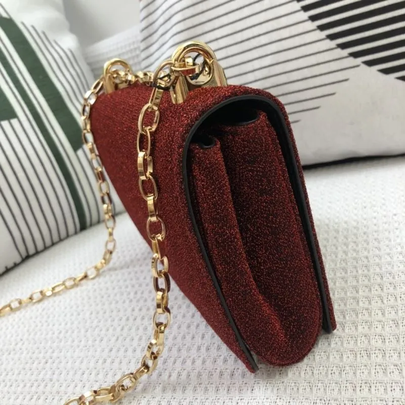 D&G Burgundy Satchel Bag 314 - Image 6
