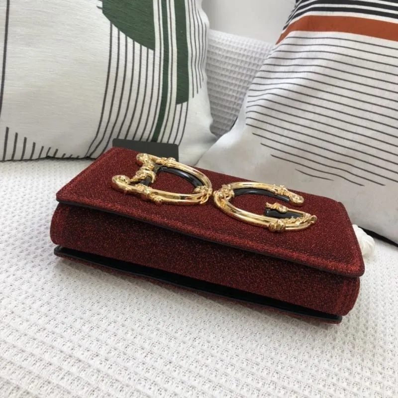 D&G Burgundy Satchel Bag 314 - Image 7