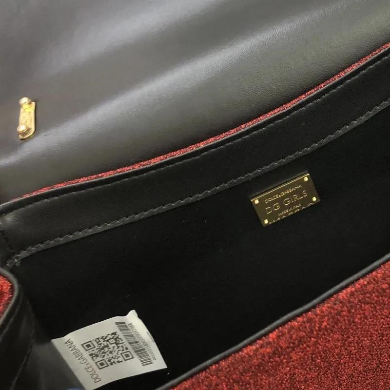 D&G Burgundy Satchel Bag 314 - Image 9