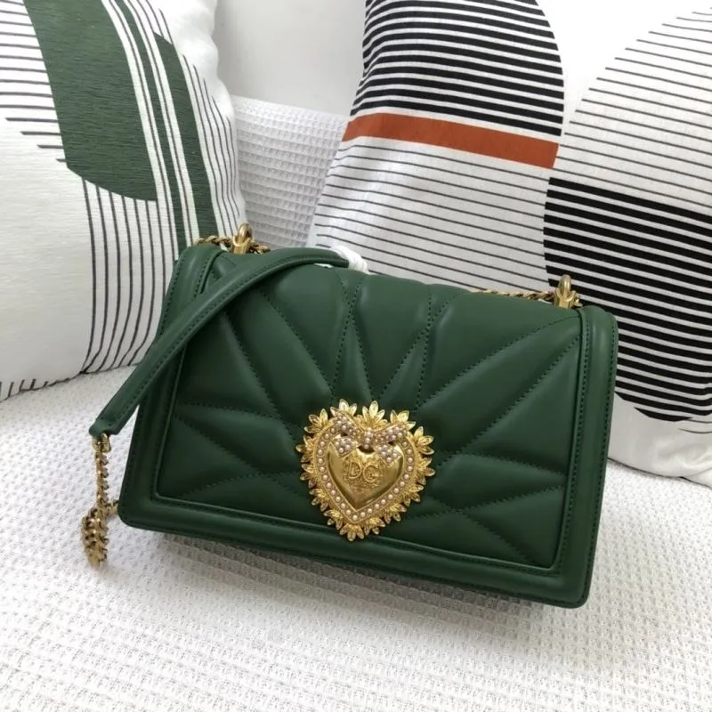 Alternative view of D&G Green Quilted Satchel Bag 316