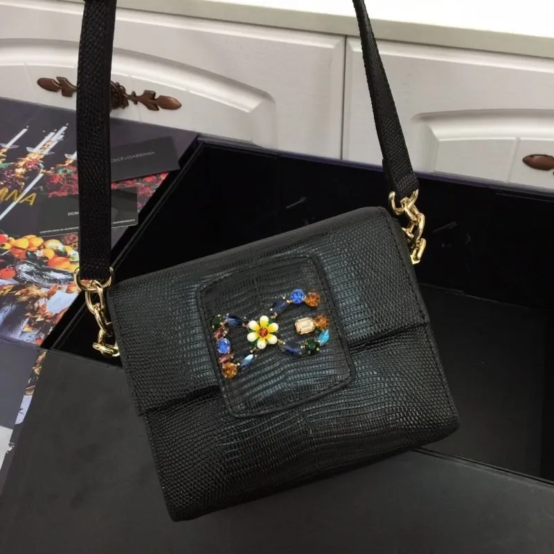 Dolce Gabbana Black Crossbody Bag 322 - Image 3