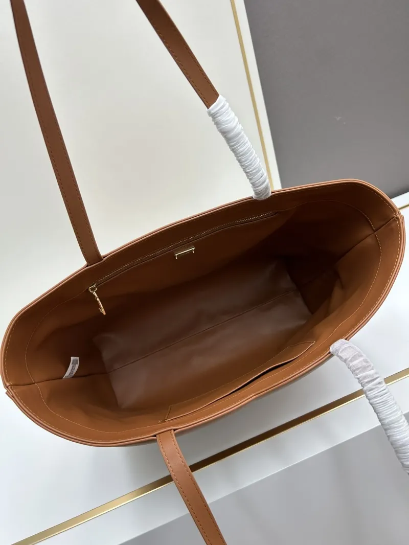 DG Brown Leather Tote Bag 6650 - Image 6