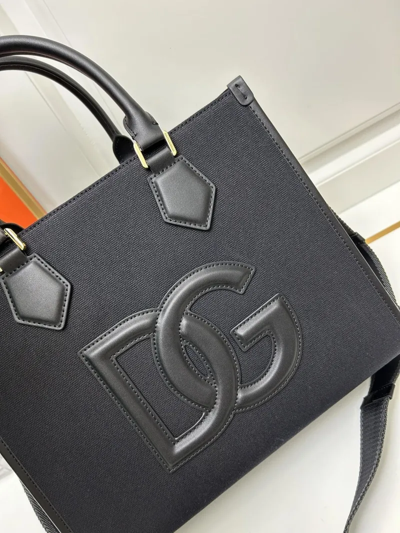 DG Black Canvas Tote Bag - Image 4