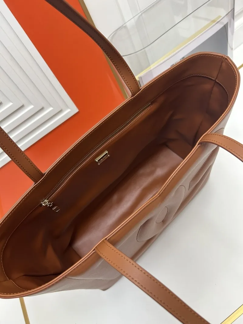 D&G Brown Leather Tote Bag 21 - Image 8