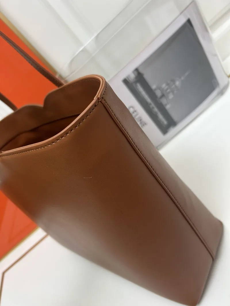 DG Brown Leather Tote Bag - Image 6