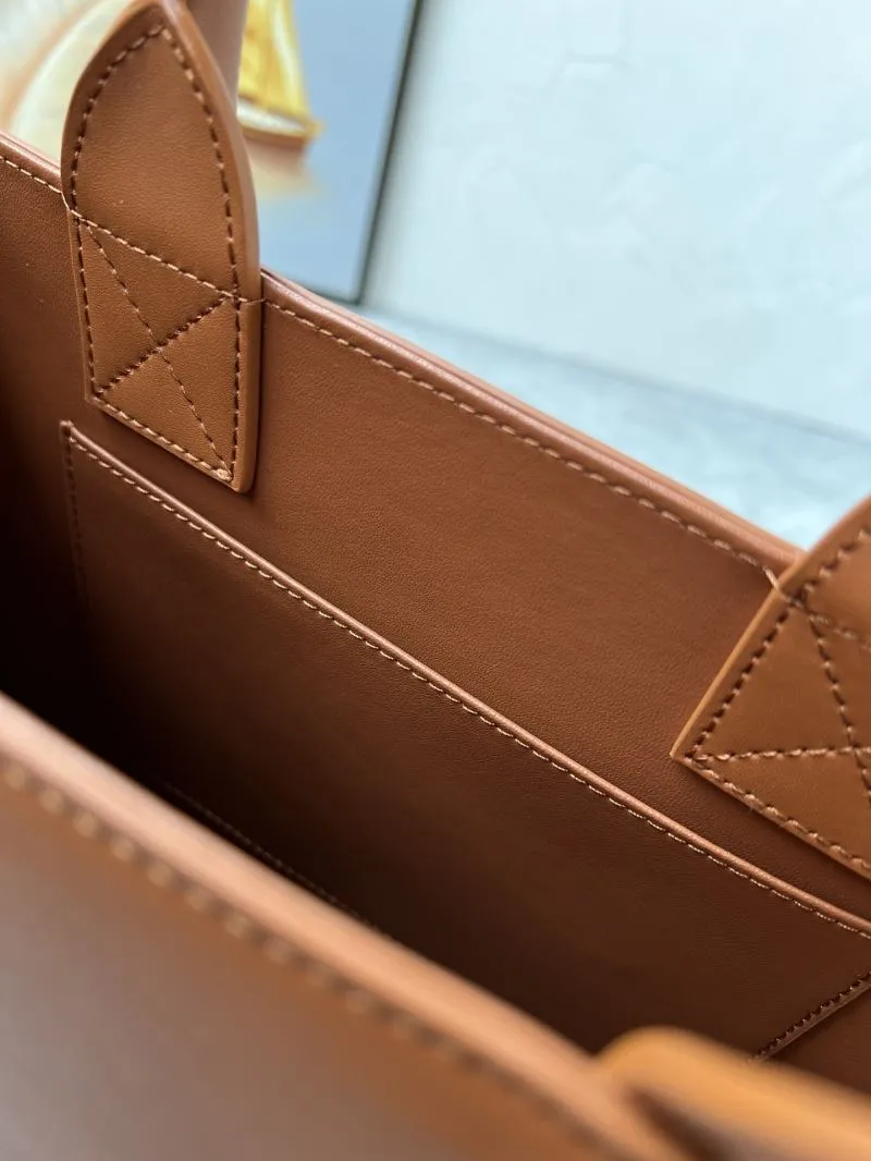 Dolce Gabbana Brown Leather Tote Bag - Image 8