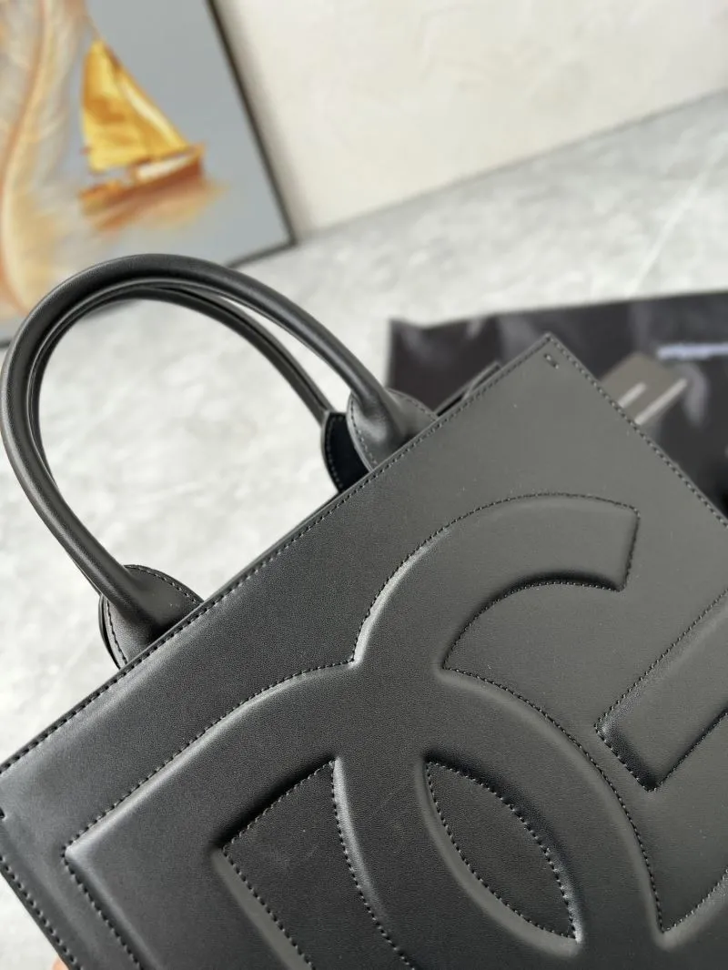 Dolce & Gabbana Black Leather Tote Bag - Image 7