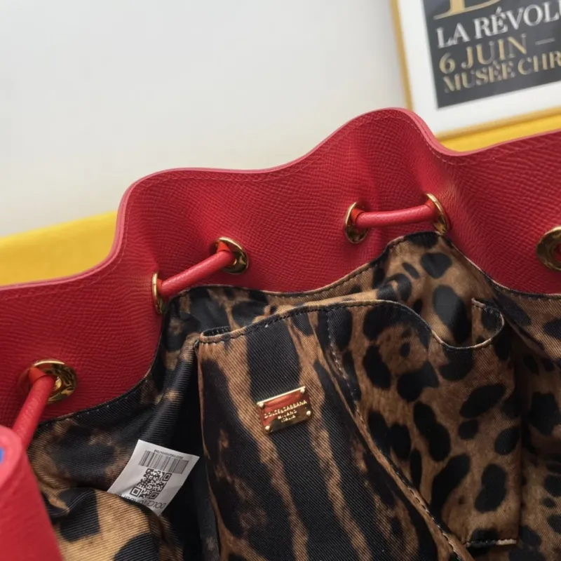 Dolce Gabbana Printed Bucket Bag - Image 8
