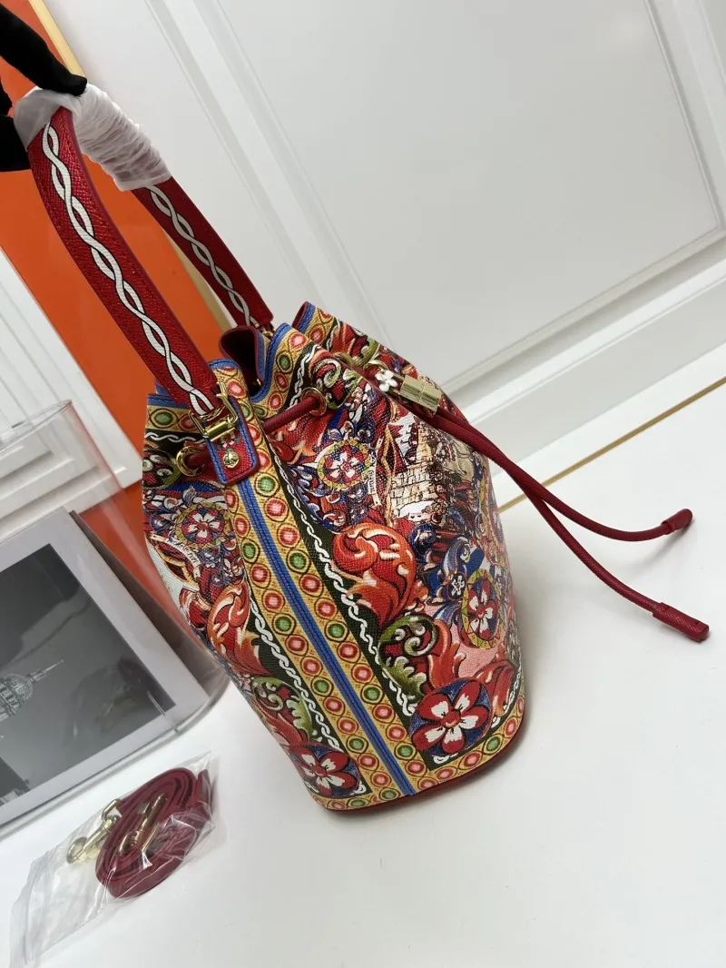 D&G Multicolor Pattern Bucket Bag - Image 3