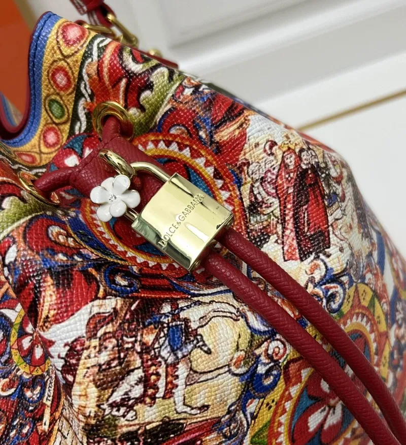 D&G Multicolor Pattern Bucket Bag - Image 4