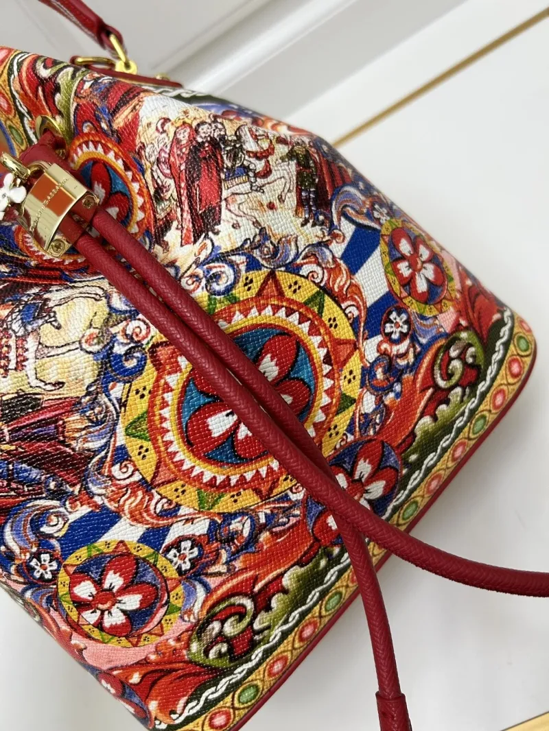 D&G Multicolor Pattern Bucket Bag - Image 5