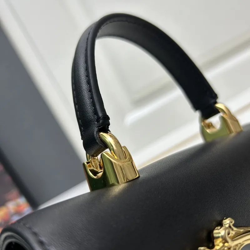 Dolce Gabbana Black Mini Top Handle Crossbody Bag - Image 5