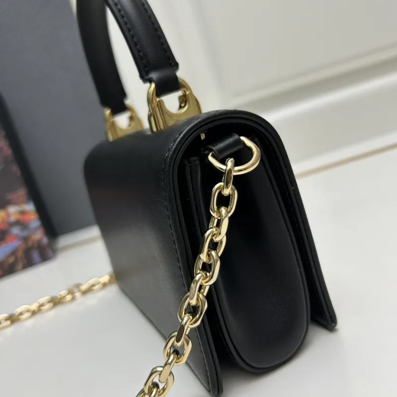 Dolce Gabbana Black Mini Top Handle Crossbody Bag - Image 6