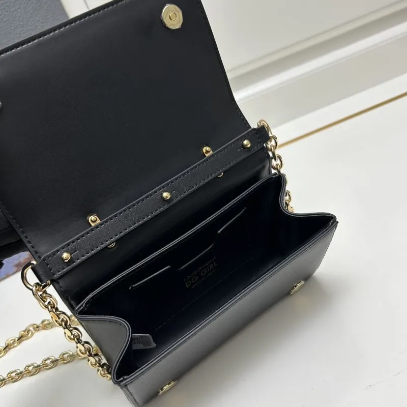 Dolce Gabbana Black Mini Top Handle Crossbody Bag - Image 8