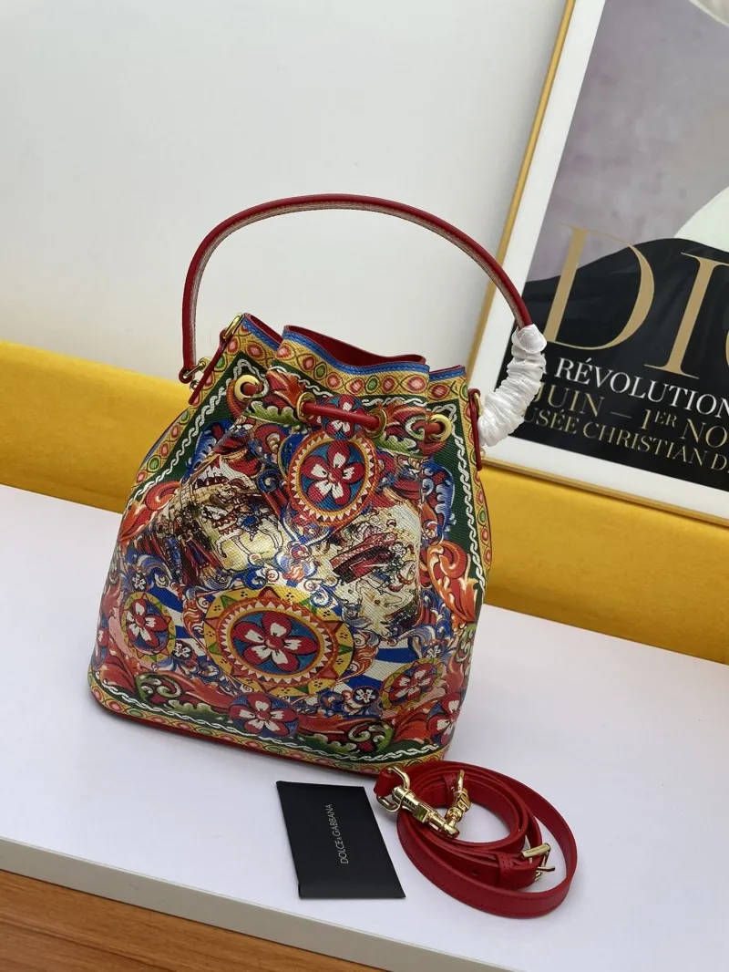 Dolce Gabbana Multicolor Bucket Bag - Image 3