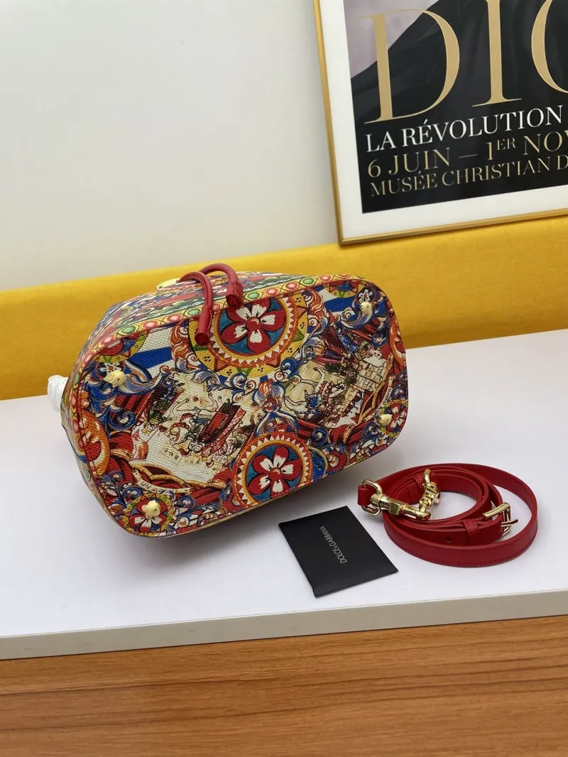 Dolce Gabbana Multicolor Bucket Bag - Image 4