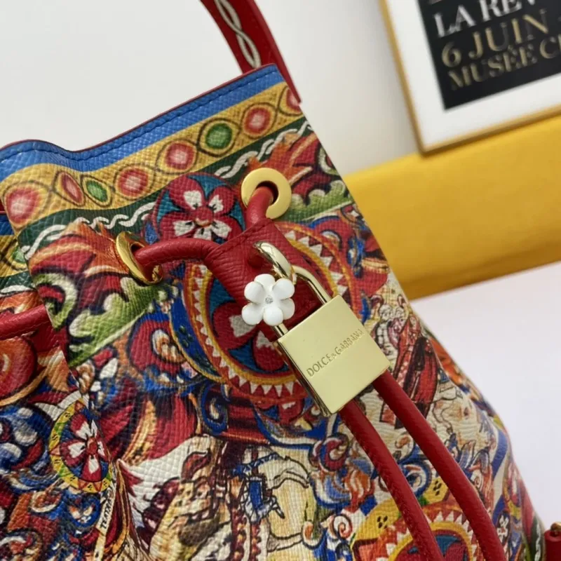 Dolce Gabbana Multicolor Bucket Bag - Image 5