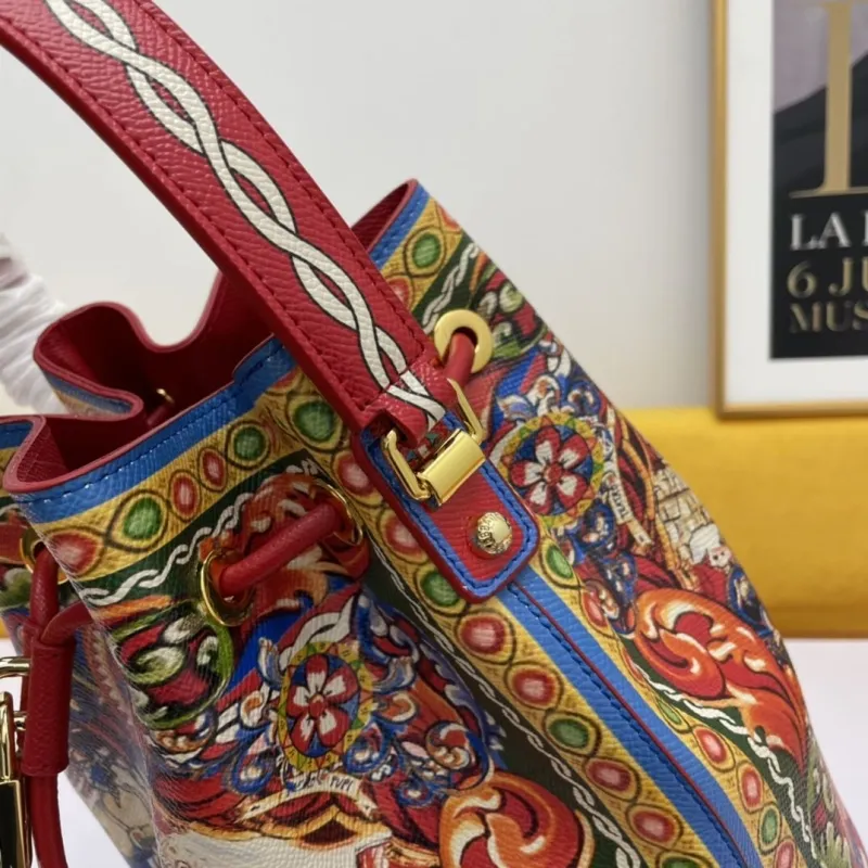 Dolce Gabbana Multicolor Bucket Bag - Image 6