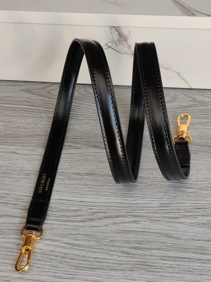 Givenchy Black Leather Top Handle Handbag - Image 7