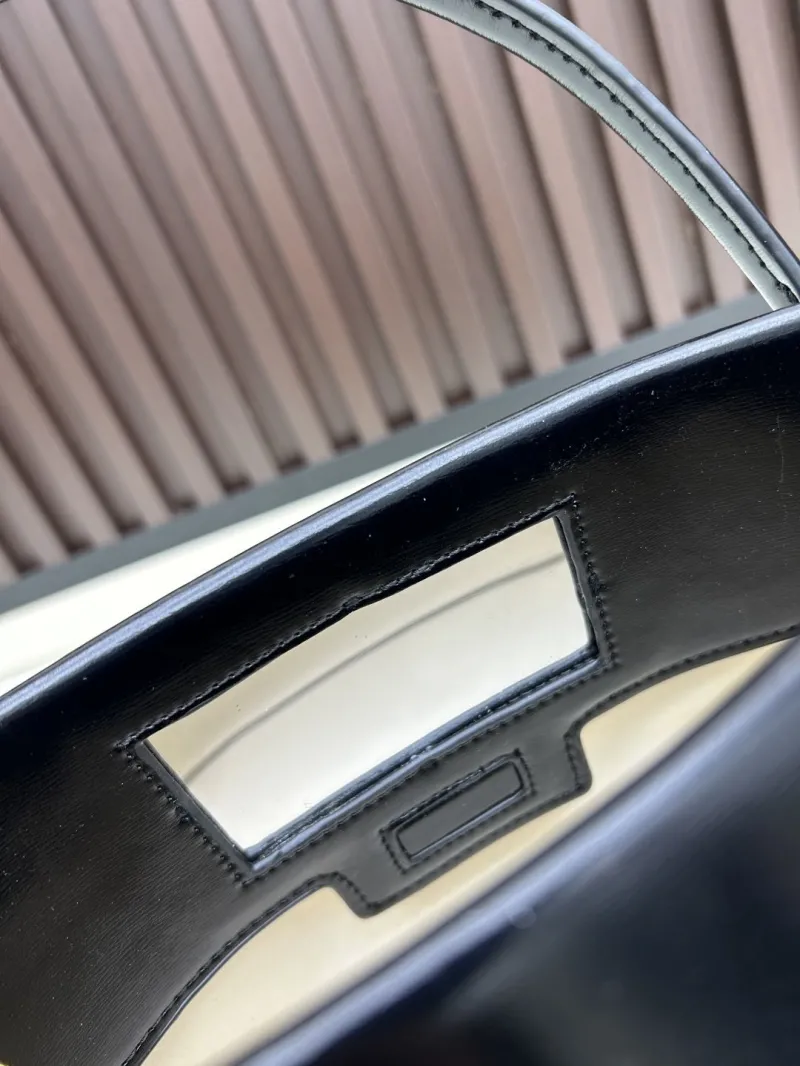 Givenchy Black Leather Top Handle Handbag - Image 8