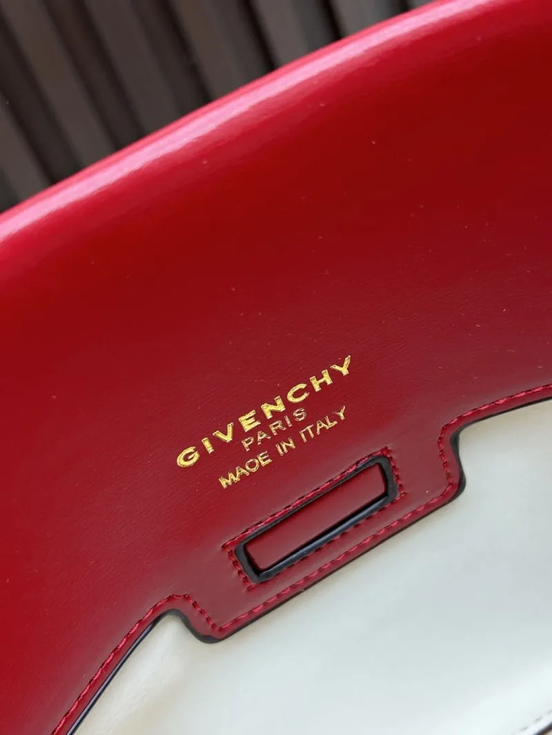 Givenchy Red Leather Shoulder Handbag - Image 7