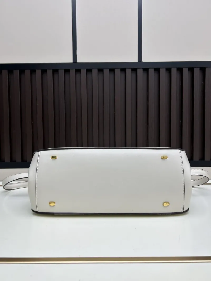 Givenchy White Leather Top Handle Handbag - Image 5