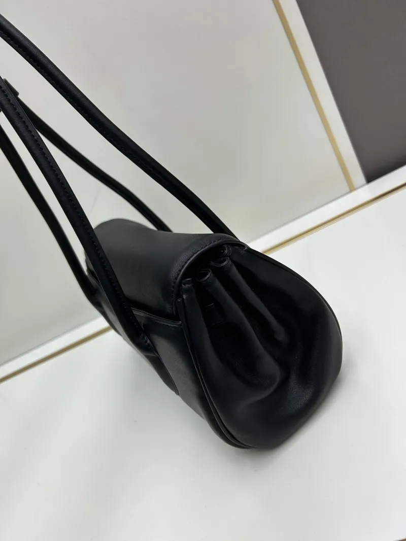 Miu Miu Black Leather Shoulder Bag 07034 - Image 3