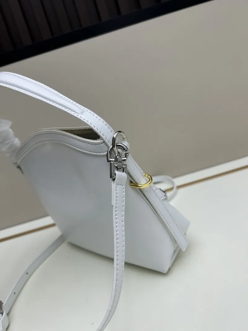 Alternative view of Givenchy White Leather Handle Crossbody Bag 19x16.5x4cm