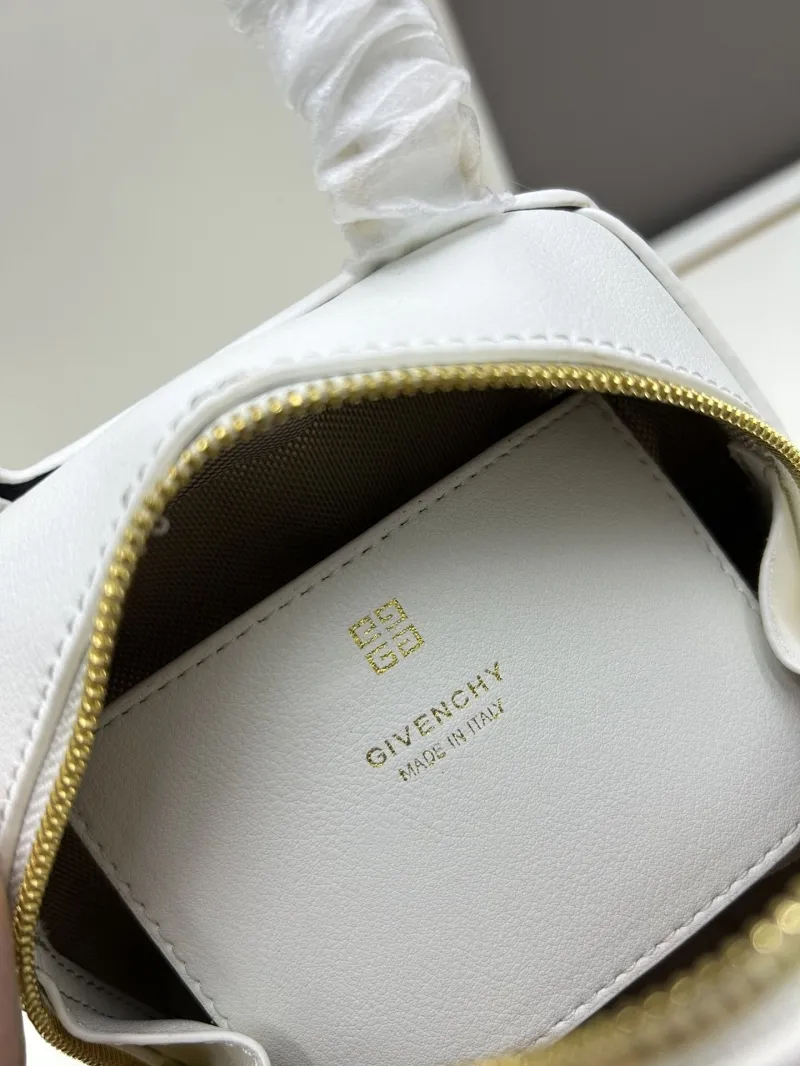 Givenchy White Mini Leather Handbag With Strap - Image 8
