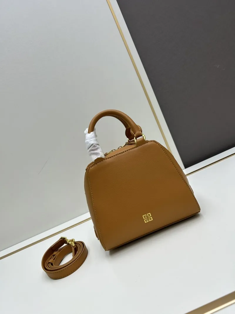 Givenchy Brown Mini Handle Crossbody Bag - Image 3