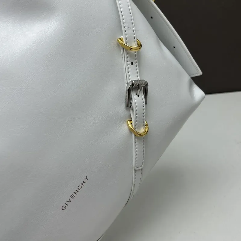 Givenchy White Leather Shoulder Bag 45 - Image 5