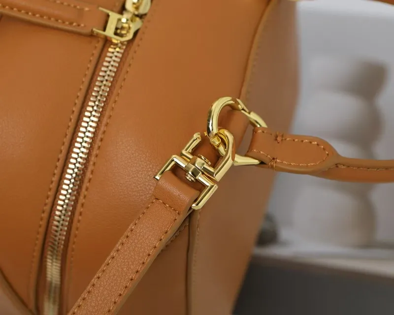 Givenchy Tan Leather Top Handle Crossbody Bag - Image 6