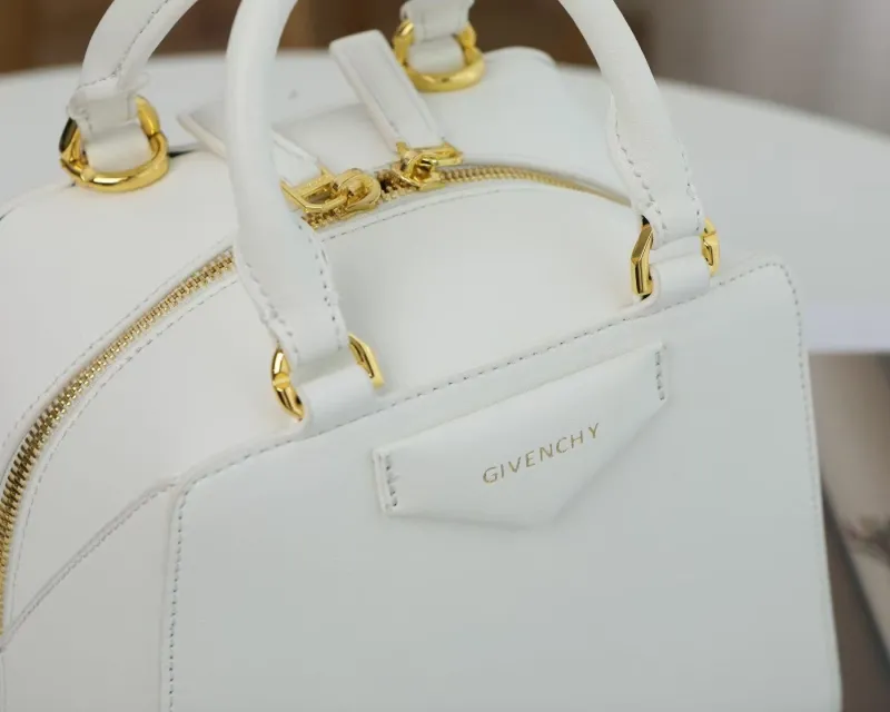 Givenchy White Small Top Handle Crossbody Bag - Image 8
