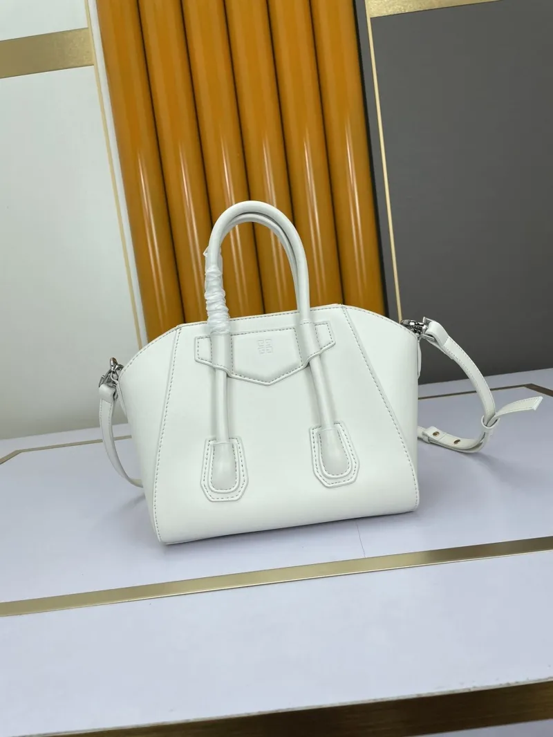 Givenchy White Leather Mini Handle Handbag 59 - Image 3
