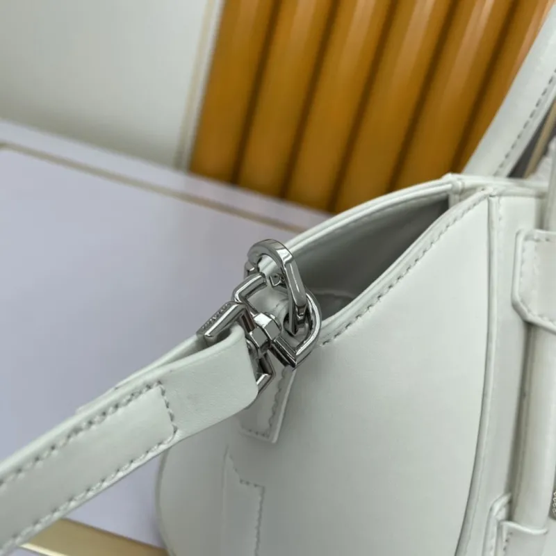 Givenchy White Leather Mini Handle Handbag 59 - Image 6