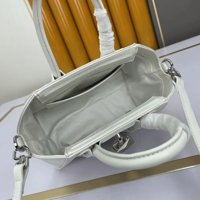 Givenchy White Leather Mini Handle Handbag 59 - Image 8