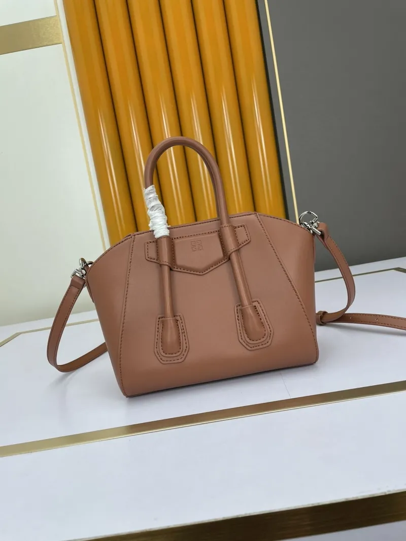 Givenchy Brown Small Leather Handbag 62 - Image 3