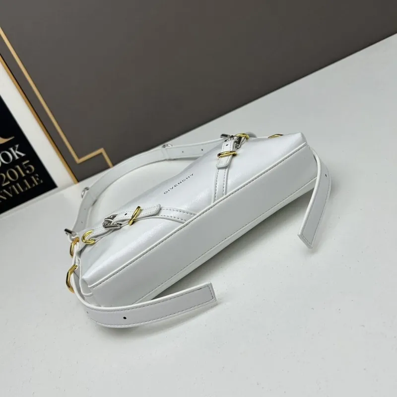 Givenchy White Leather Shoulder Bag 64 - Image 5