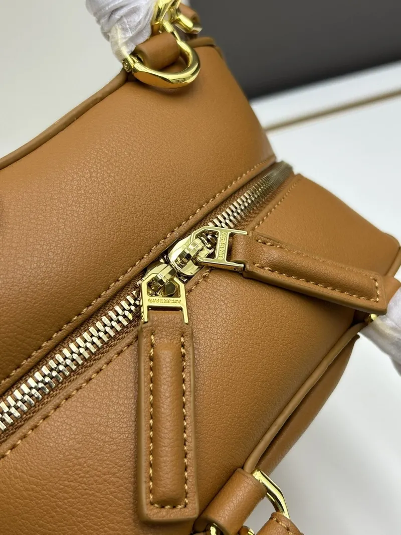 Givenchy Brown Leather Shoulder Handbag - Image 6