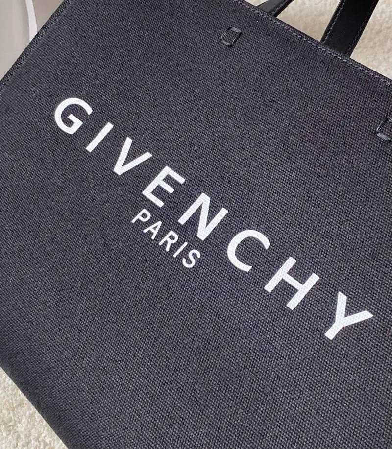 Givenchy Black Canvas Tote Bag SKU 83 - Image 5