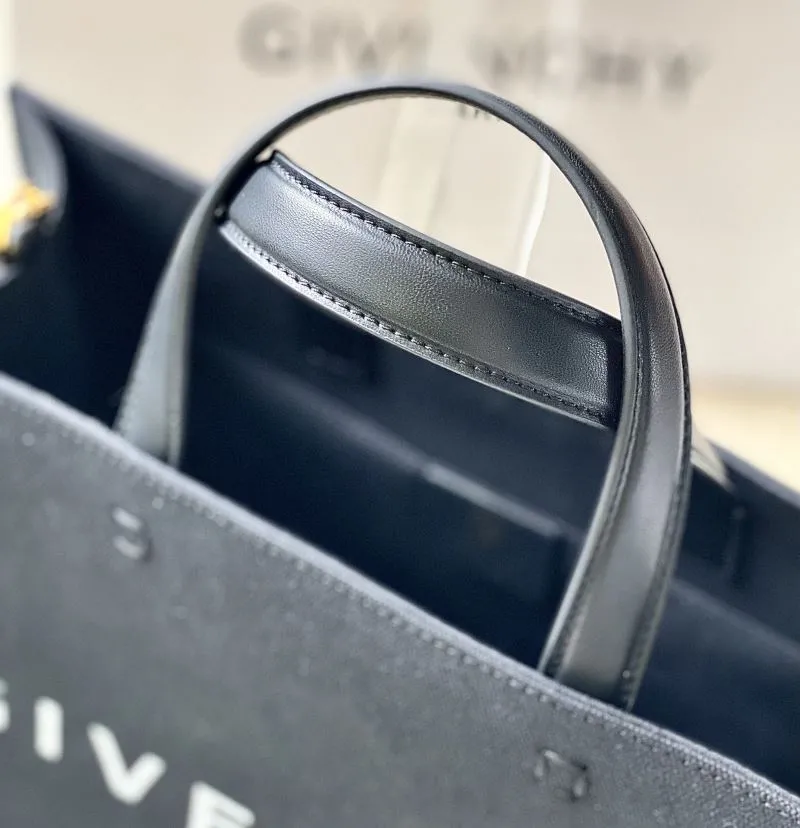 Givenchy Black Canvas Tote Bag SKU 83 - Image 7