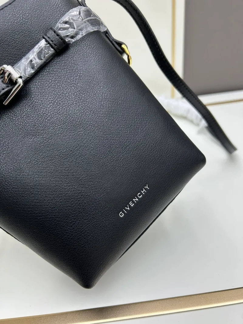 Givenchy Black Crossbody Bucket Bag - Image 6