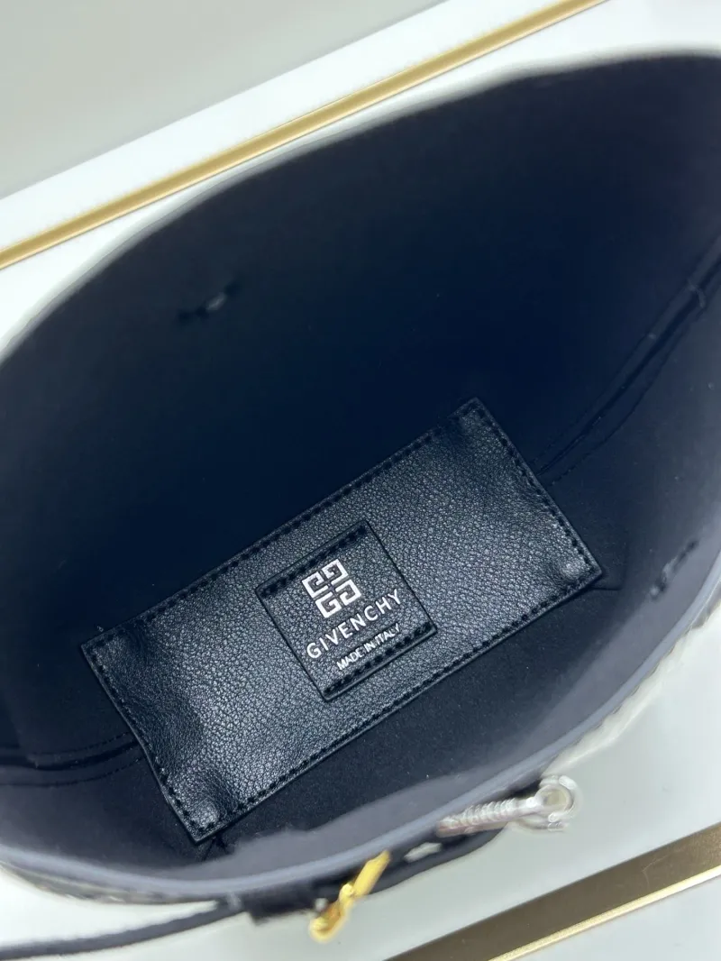 Givenchy Black Crossbody Bucket Bag - Image 8