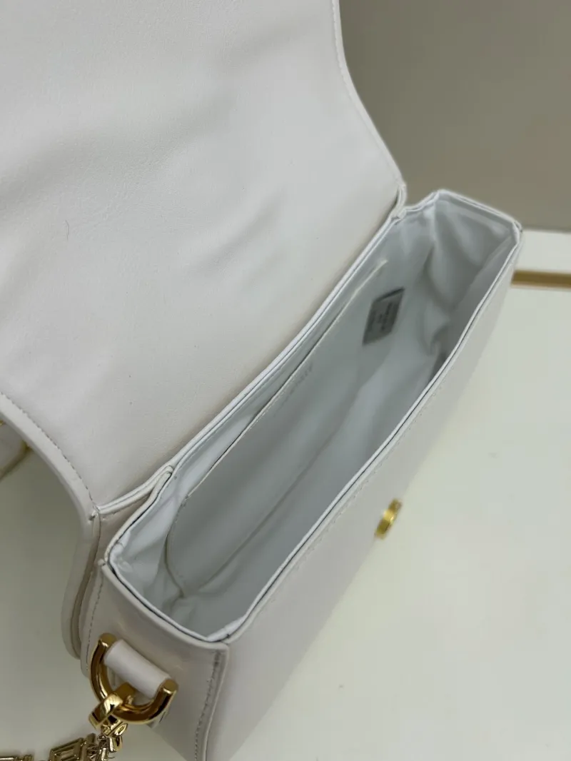 Versace White Saddle Crossbody Bag - Image 7