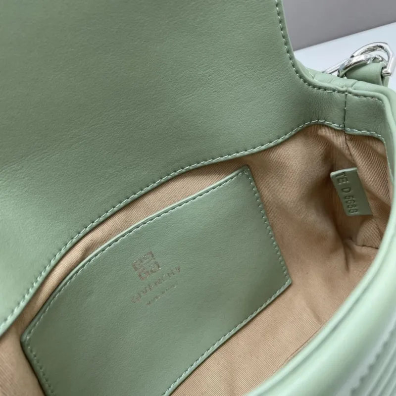 Givenchy Sage Green Quilted Crossbody Bag - Image 7