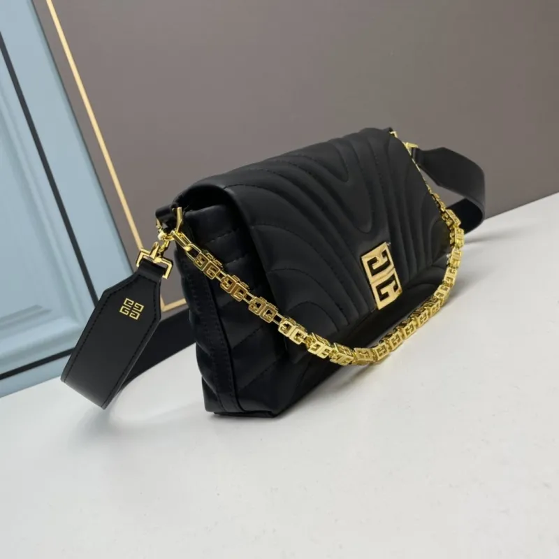 Alternative view of Givenchy Black Quilted Crossbody Satchel Bag