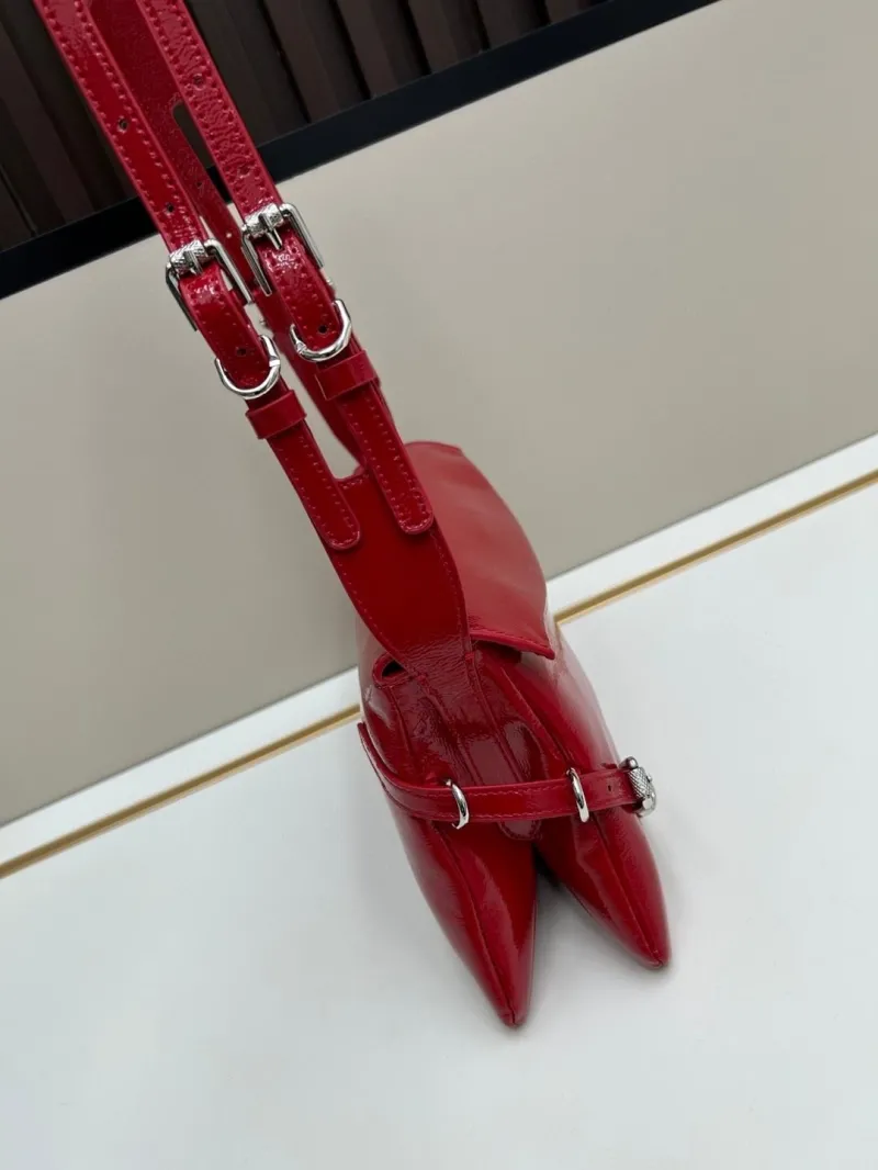 Alternative view of Givenchy Red Patent Leather Satchel Bag