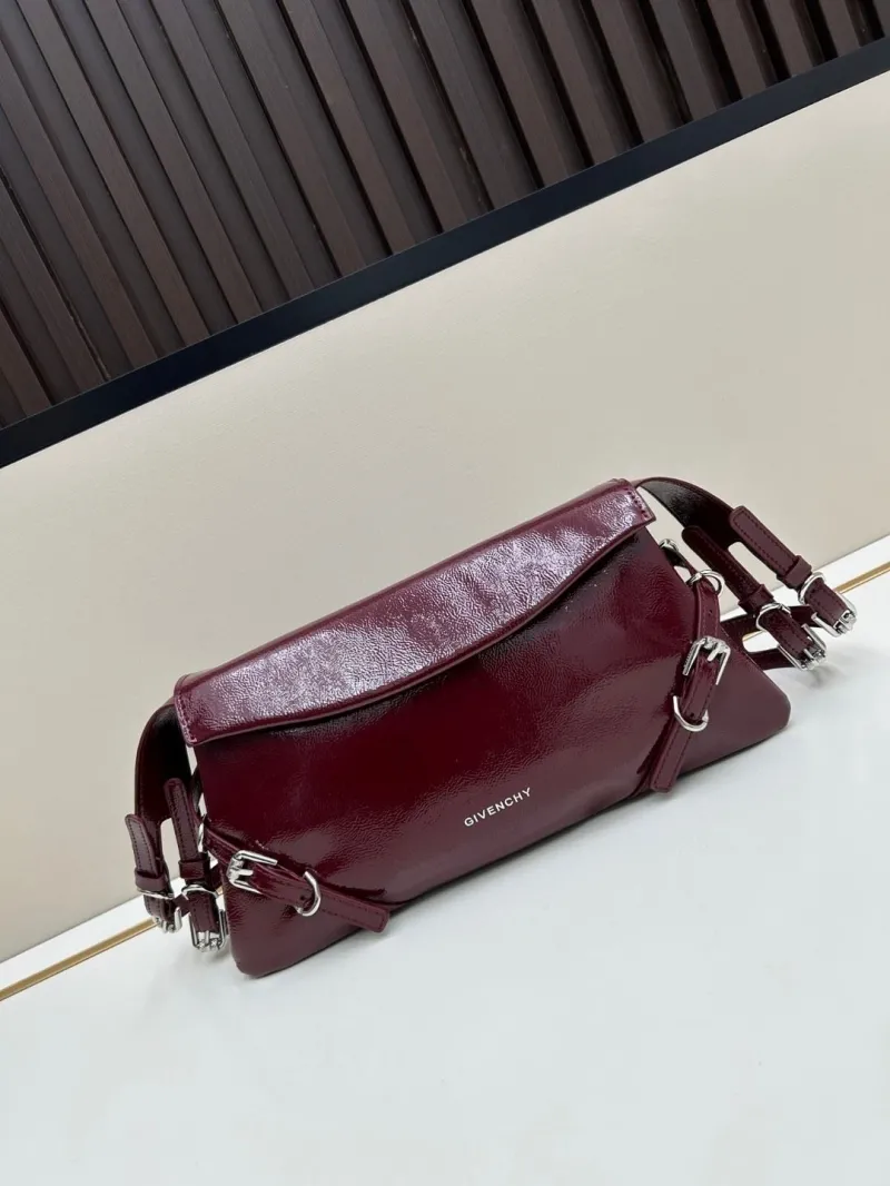 Alternative view of Givenchy Burgundy Leather Satchel Bag