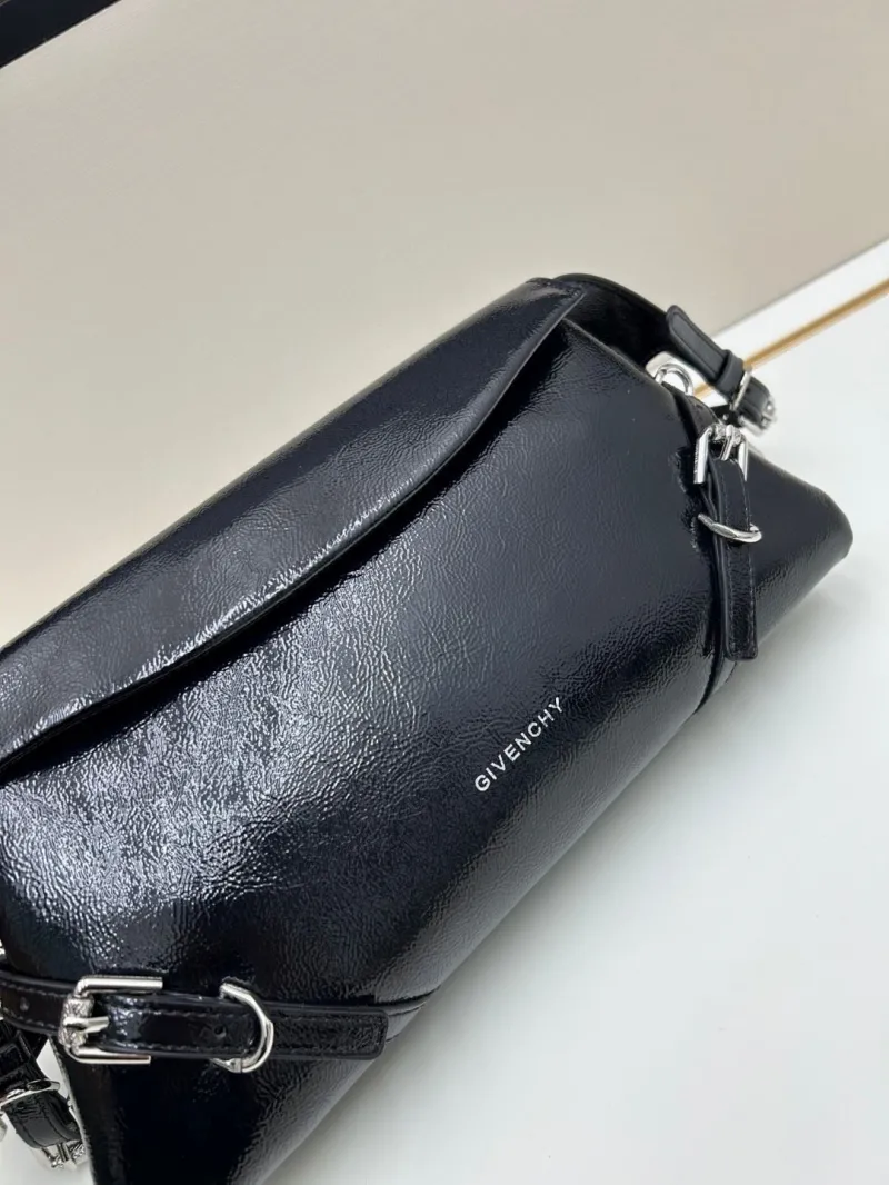 Givenchy Black Leather Satchel Shoulder Bag - Image 5
